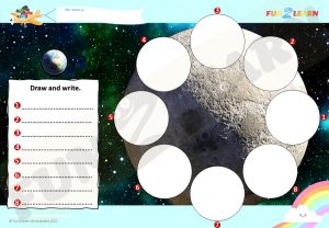 free phases of the moon worksheet