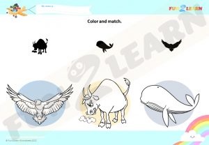free steve and maggie animals worksheet