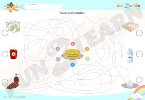 free steve and maggie pancakes worksheet