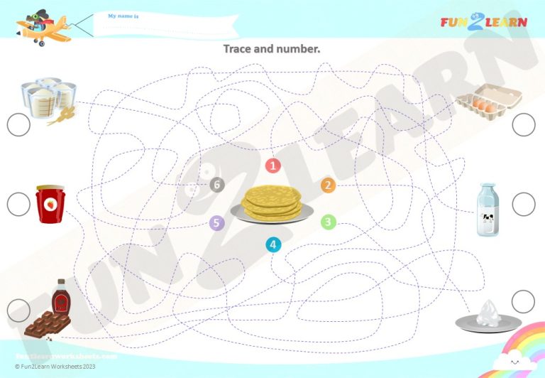 Steve and Maggie | Pancakes | Free Worksheet - Fun2Learn