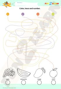 fruit song free esl worksheet
