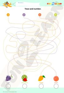 fruit song free worksheet