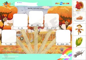 esl thanksgiving free worksheet