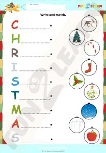 super simple christmas worksheet