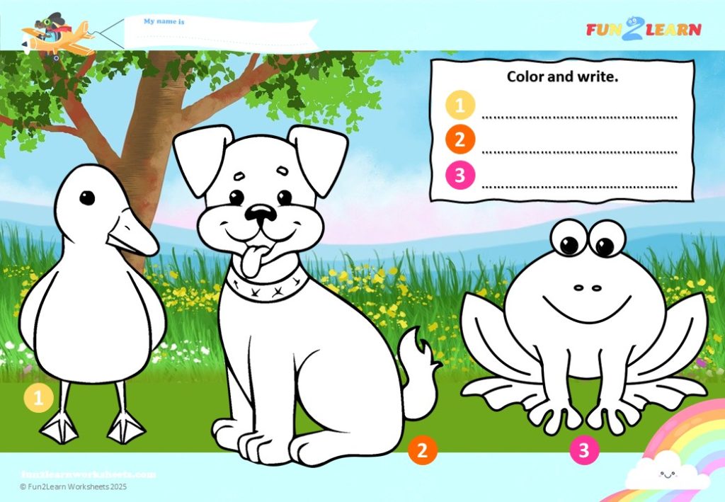 if i were a duck super simple worksheet